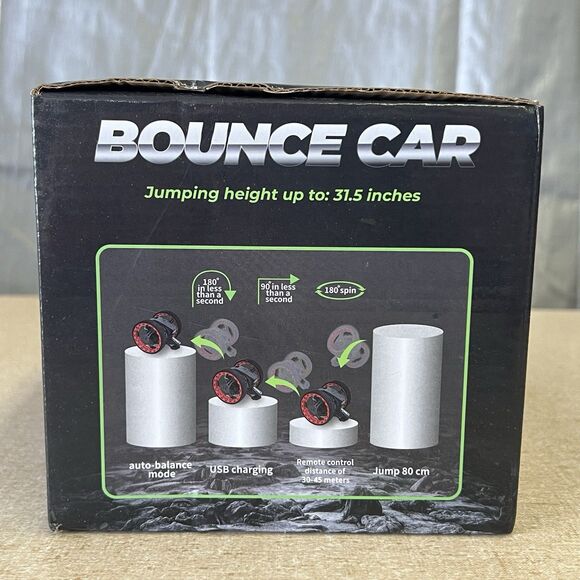 Remote Control Jumping Bounce Car 2.4GHz RC Flips Spin Trick Stunt Car Fun Toy - Picture 2 of 16